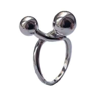 Каблучка жіноча срібна 925* родій Арт 15 5 2421 - купити в «Аметист-В» Харків Україна